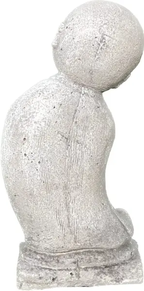 Artikelbild 6 des Artikels “Jing - Mönch, stehend, seitlich gebeugt, 20 cm H | Steinguss “